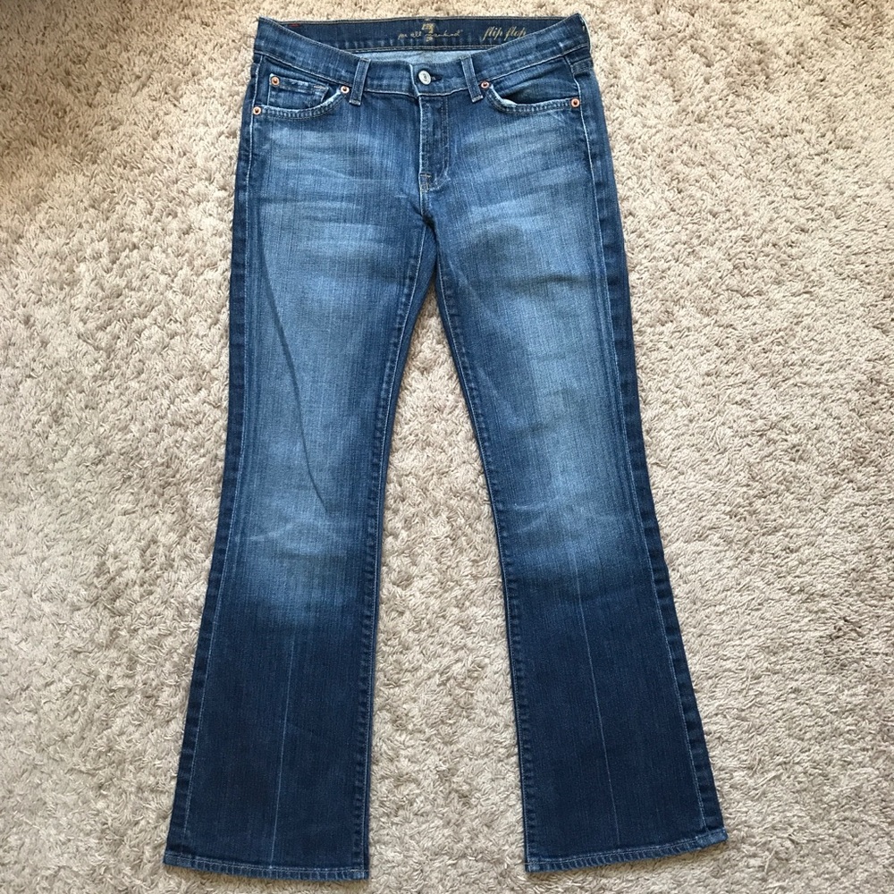7 For All Mankind Flip Flop Style Jeans